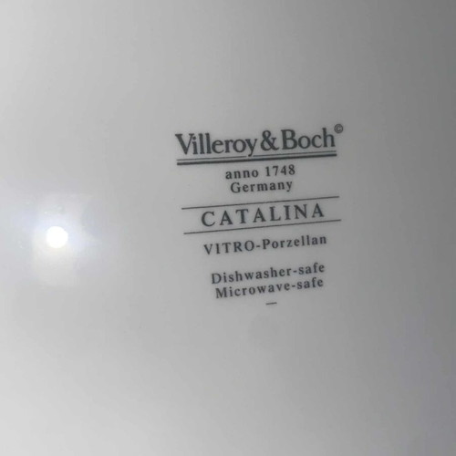 Villeroy & Boch Catalina set of 6 large plates new