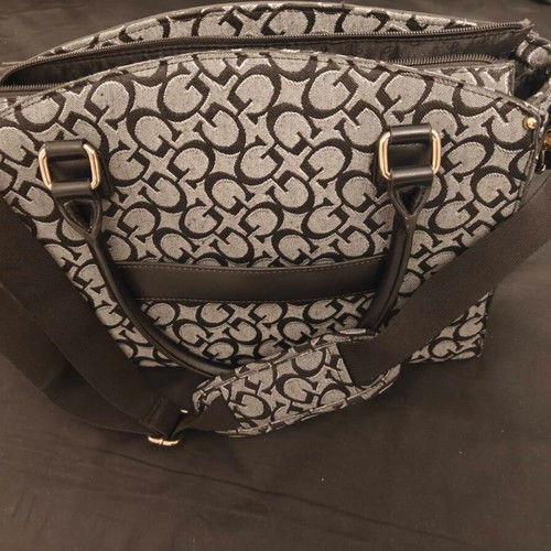 Guess women's shoulder bag new, black and gray
