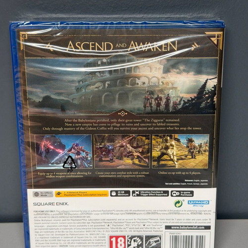 Babylon's Fall PS5 game new, collectible edition