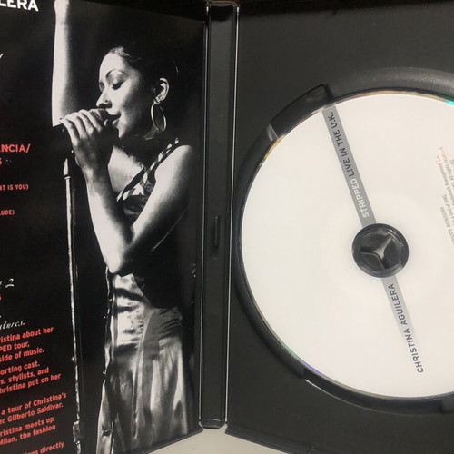 Christina Aguilera Stripped Live in the U.K. DVD used, pop