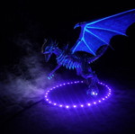 Blue-Eyes White Dragon Led Statue καινούργιο