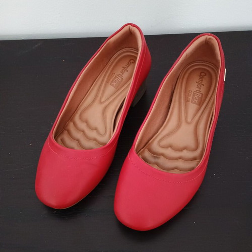 Γυναικεία παπούτσια Comfort Flex μέγεθος 37 μεταχειρισμένα, κόκκινα
