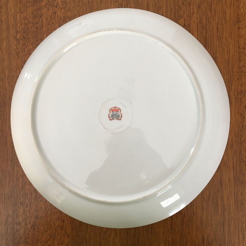 Decorative plate No 2 used with gold and silver coating