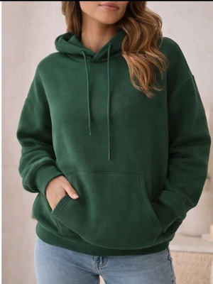 Hoodie Forest Green Shein like new, size M