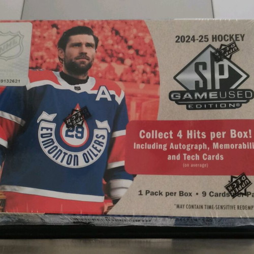 2024/25 Upper Deck SP Game Used Hockey Hobby Box new