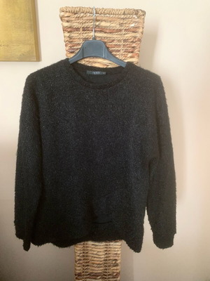 Πουλόβερ γυαλιστερό Anel μαύρο σαν καινούργιο, μέγεθος S