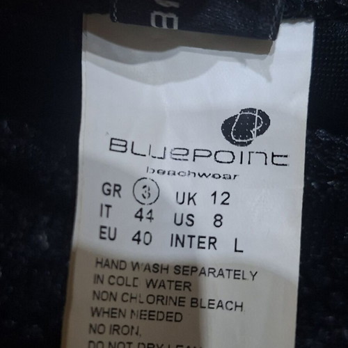 Bluepoint bikini like new, black, size L