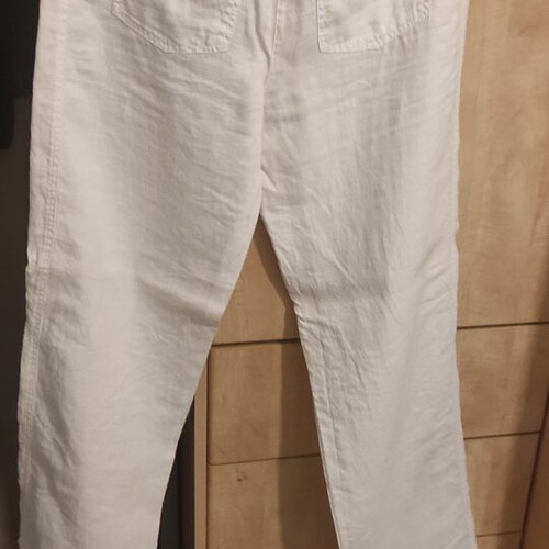 Bill Cost white pants like new, fine fabric, size L