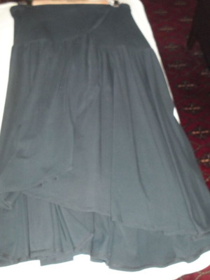 Φούστα Madeleine βαμβακερή midi μαύρη σαν καινούργια