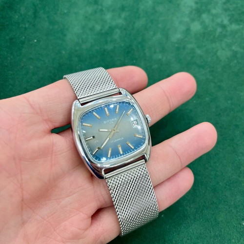 Bifora 115 Vintage Winding Watch like new with Daniel Wellington Bracelet