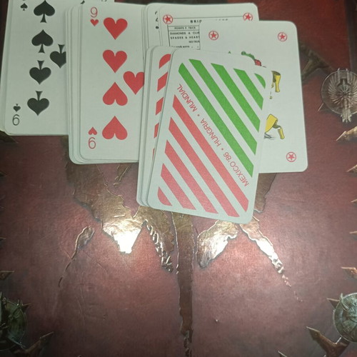 Hungary Playing Cards Mundial Mexico 86 like new, official replica