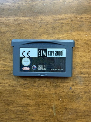 Game Boy Advance Sims City 2000 used, original Nintendo game
