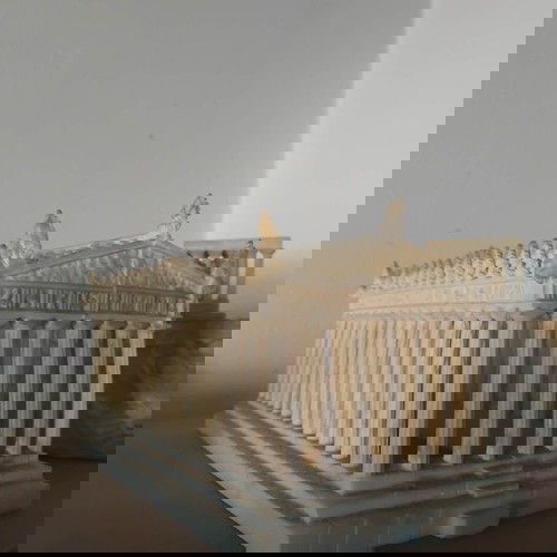 Alabaster Acropolis statue used with two ceramic frames