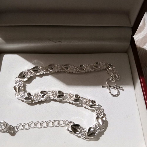 Silver chain 22 centimeters new