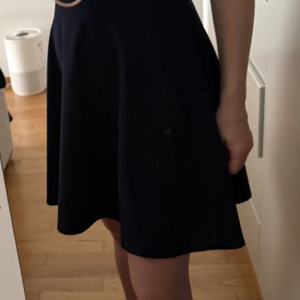 Mini dress cut out like new, blue, one size
