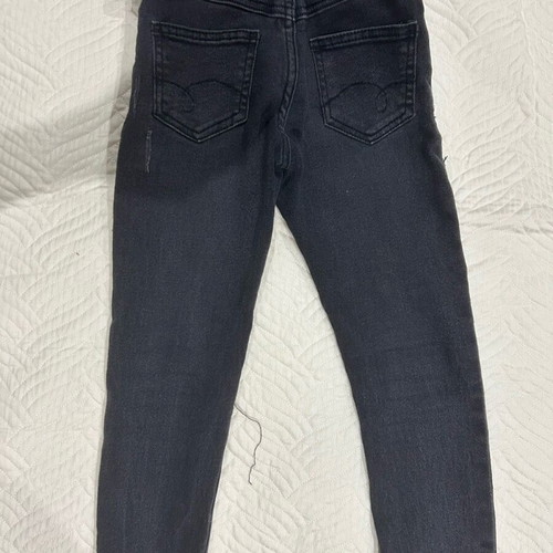 Mayoral skinny jeans for girl 6 years like new, gray black