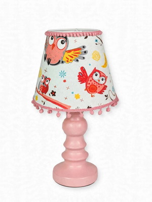 Happy Owls children's table lamp, dimensions 30x18x15 cm, E27