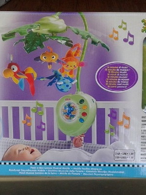 Μουσικό περιστρεφόμενο Fisher-Price Rainforest σαν καινούργιο