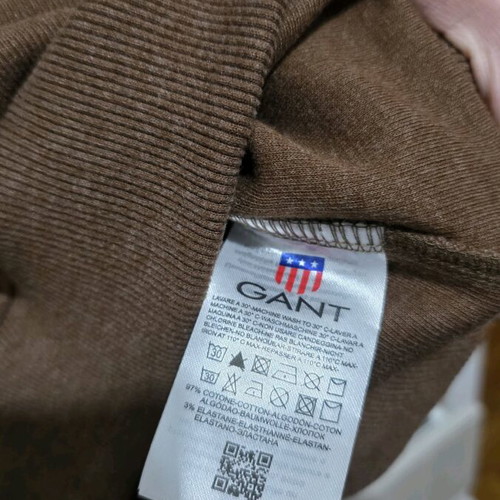 Gant men's brown sweatshirt like new, size M