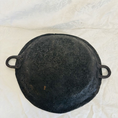 Cypriot frying pan used, 35x27 cm, vintage