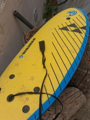 Σανίδα bodyboard Waimea μεταχειρισμένη με λουράκι ασφαλείας