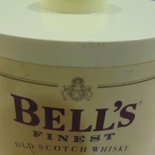 Bell's scotch whisky old promotional plastic ice bucket used