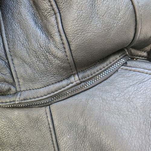 Milano vintage Italian leather jacket used, size M