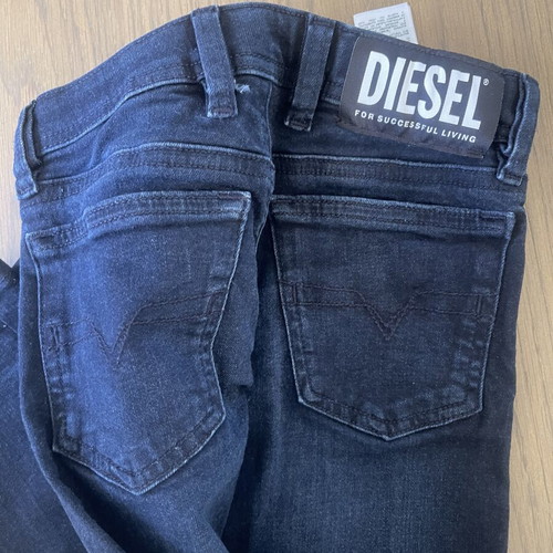Diesel kids' jeans like new, size 128 cm, blue