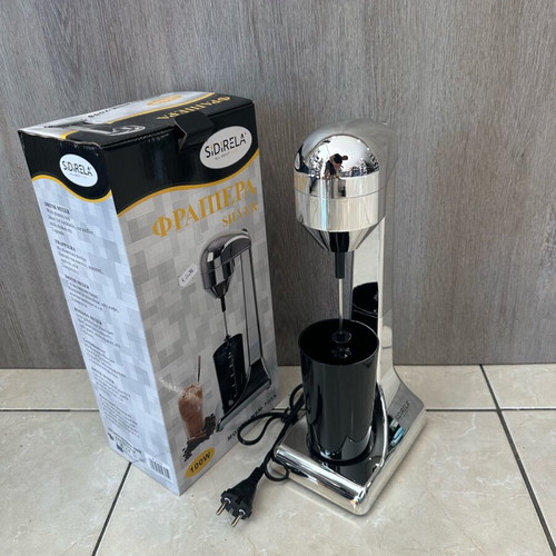 Plastic Inox frappe maker new with two speeds, set of 2 pieces