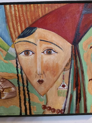 Canvas painting like new 37.5x46cm 2022