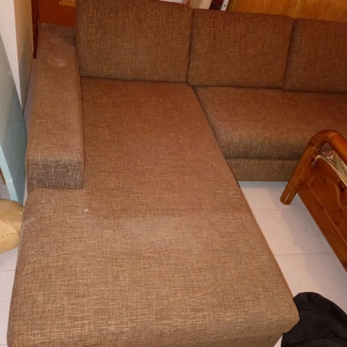 Corner sofa Greek made like new, exceptional quality furniture