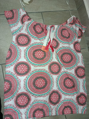 Printed summer blouse new with tag, size XL 42