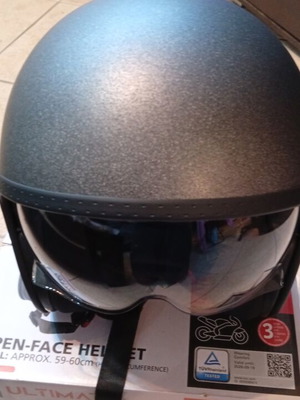 Motorcycle helmet size L, 59-60cm