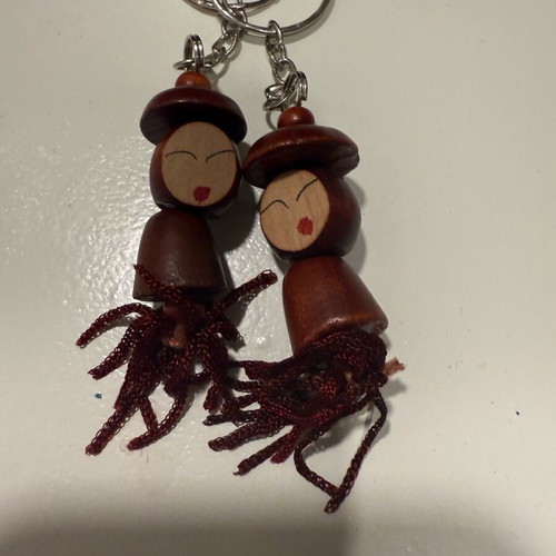 Keychains new, set of two cheerful
