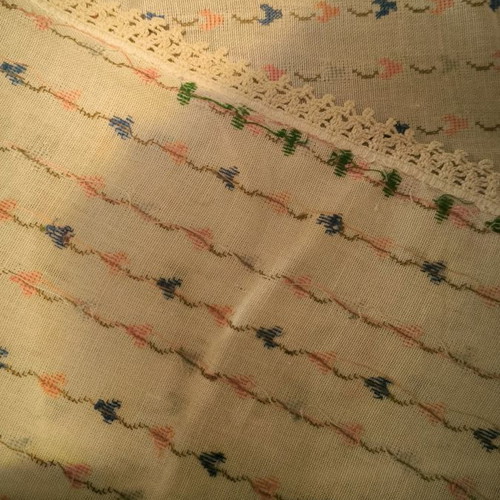 Handmade embroidered needlework