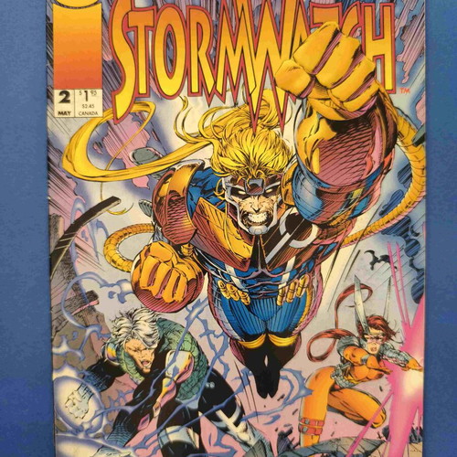 Image Stormwatch 2 comic used, first appearance of Cannon and Fahrenheit