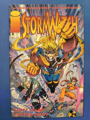 Image Stormwatch 2 comic used, first appearance of Cannon and Fahrenheit