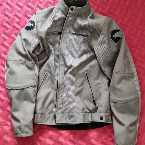 Beiring motorcycle jacket women's small used, summer, beige