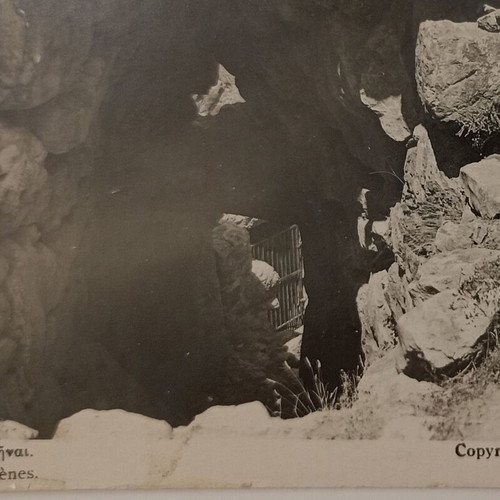 Mycenae Black and White Postcard used
