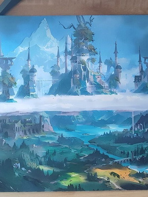 Mouse Pad Custom Fantasy Landscape Castle 60x34cm new