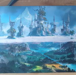 Mouse Pad Custom Fantasy Landscape Castle 60x34cm new