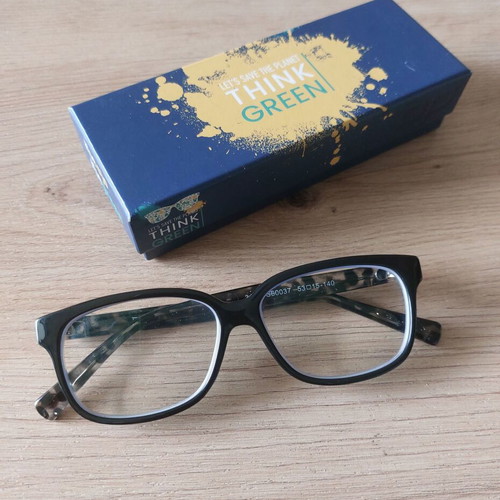 OJO Women's Myopia Glasses 2.5 Diopters UV 400 Like New Black