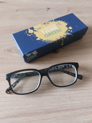 OJO Women's Myopia Glasses 2.5 Diopters UV 400 Like New Black