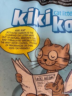 Kiki Kat Αμμος γάτας 10lt Υψηλή συγκέντρωση σβόλων με ενεργο άνθρακα.