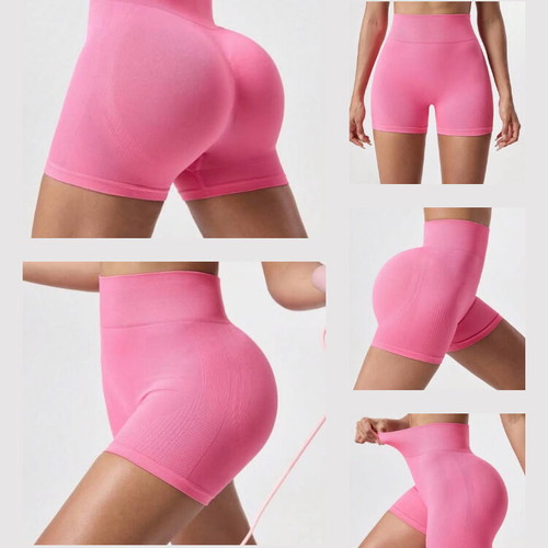 Women's Pink Sportswear Gym Yoga Shorts Leggings Size Medium New