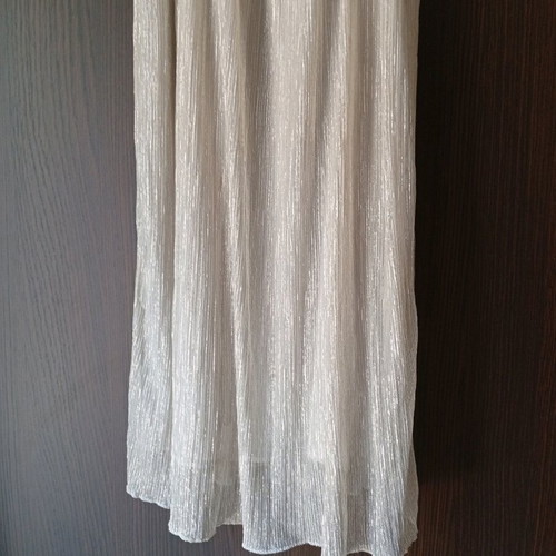 Zara women's dress new, silver, size M