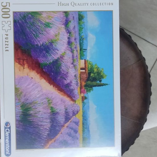 Puzzle 500 pieces landscape with lavender Clementoni new