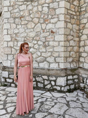 Nash pink dress like new, one size