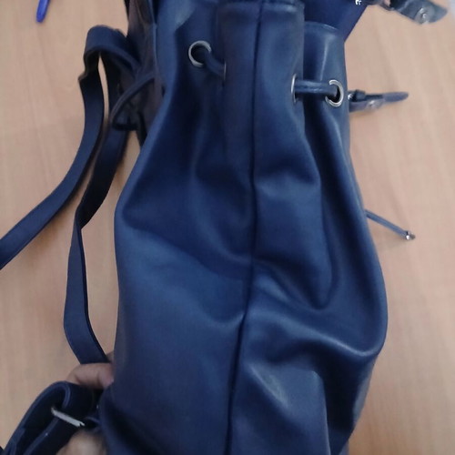 Women's blue backpack like new, barely used