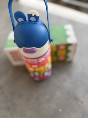 Interactive Number Water Bottle for Kids with Strap new